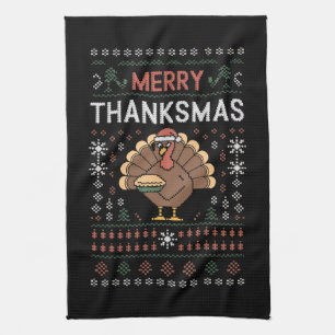 Glad Thanksmas jul tackgivelse Turkiet Kökshandduk
