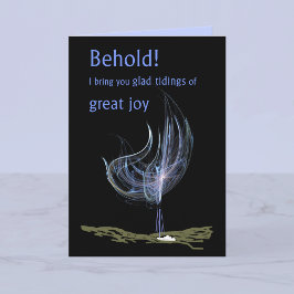 Glad tidings av Underbart jullkort Kort