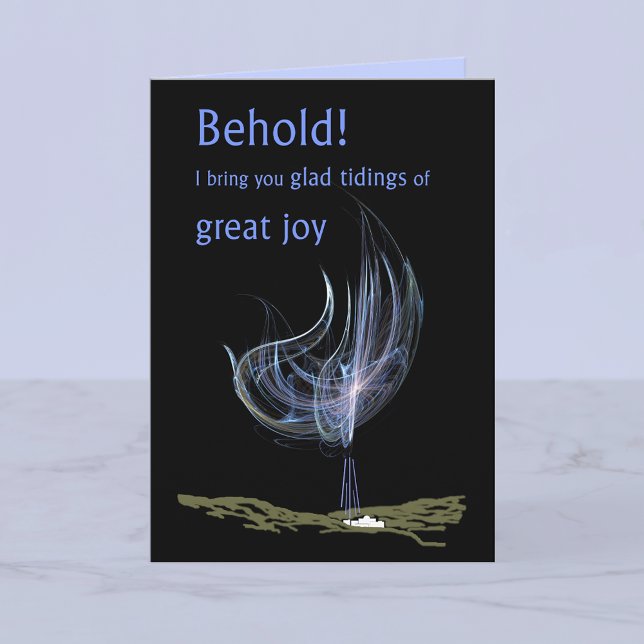 Glad tidings av Underbart jullkort Kort (Skapare uppladdad)