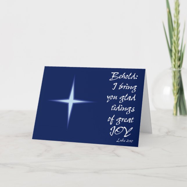 Glad Tidings Helgkort (Framsida)