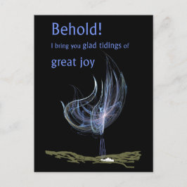 Glad Tidings of Underbar Joy Helgdag Postcard Helg Vykort