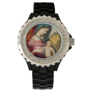 Glad till Dam av perpetual Help Armbandsur