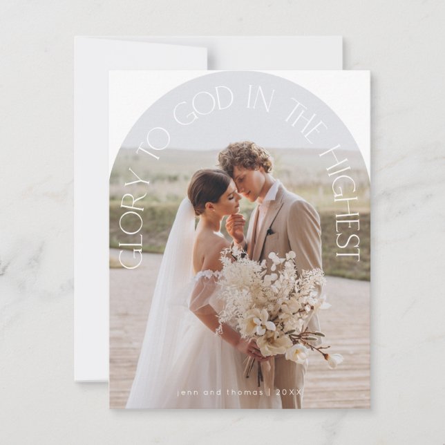 Glad till Guds moderna bågtypografi Julen (Framsida)