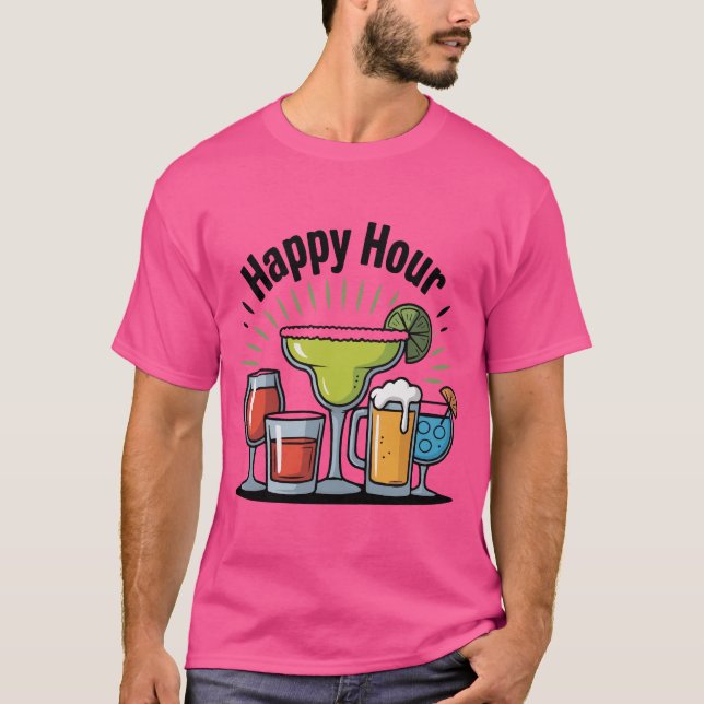 Glad Timme – Rollig & Avslappnad T-Shirt Design (Framsida)