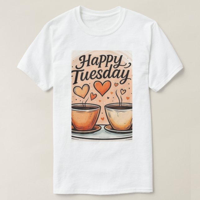 Glad tisdag  t shirt (Design framsida)