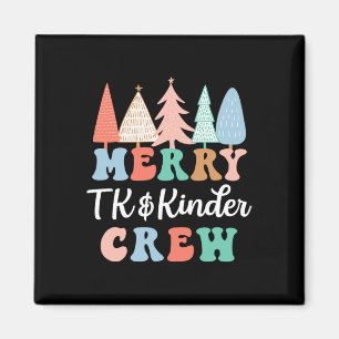 Glad Tk Och Barn Crew Förskolelärare Jul Magnet