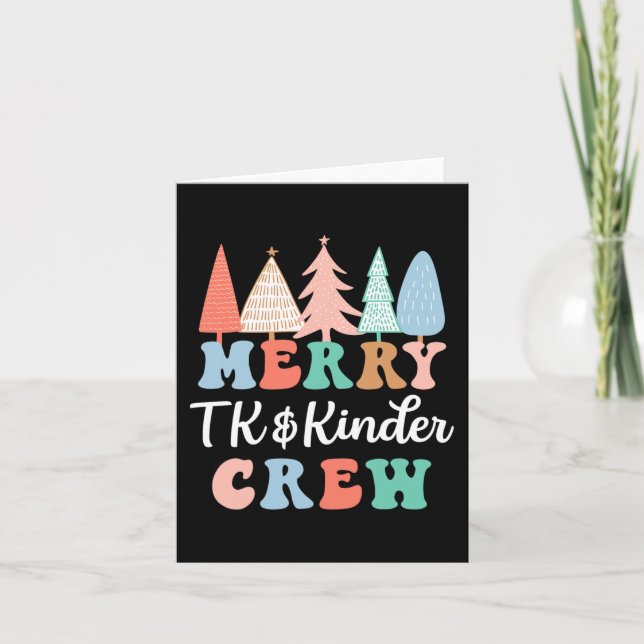 Glad TK och Kinder Crew Förskollärare Chri Kort (Framsida)