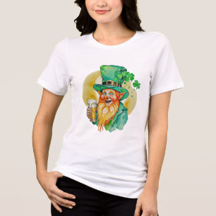 Glad Tomte Dricker Öl Shamrock Brew Pub T Shirt