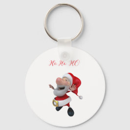 Glad Tomte Ho Ho Nyckelring