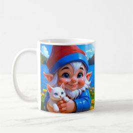 Glad Tomte Katt Kaffemugg