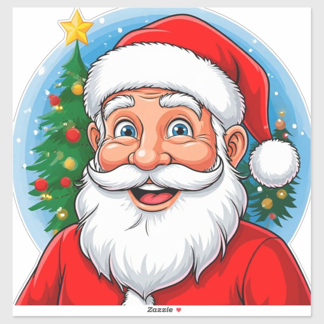 Glad tomte klistermärken (Ark)