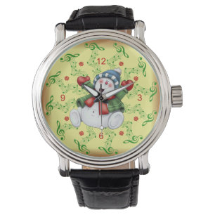 Glad tomte ~ Musikaliska rullar ~ Jul ~ Armbandsur