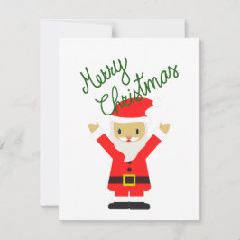 Glad tomte önskar dig God Jul Julkort