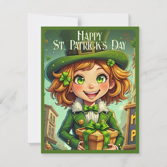 Glad Tomte - St. Patrick's Day Lucky Char (Framsida)