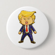 Glad Trump Pin Meme Ilsken Trump Popkonst
