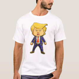 Glad Trump Reversspänne Meme Ilsken Trump Popkonst T Shirt
