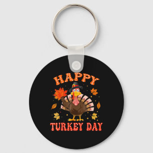 Glad turkdagströja för kvinnor Glad Thanksgiving Nyckelring