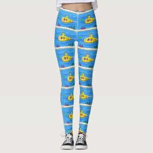 Glad ubåtsanimering leggings