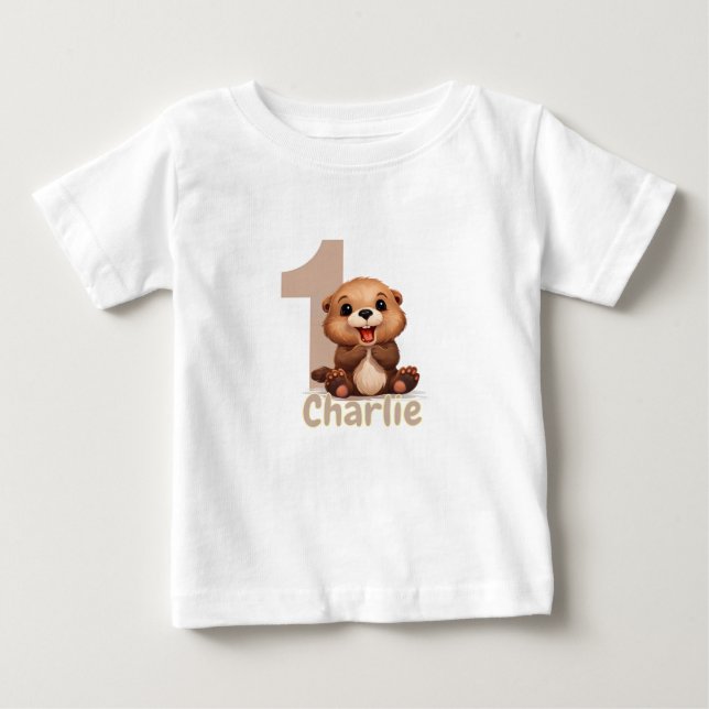 Glad Utter 1-årsdag! T Shirt (Framsida)