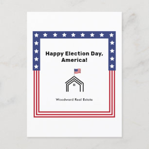 Glad valdagen, Amerika! Realtorhälsning Vykort