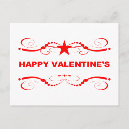 glad valentindag helg vykort