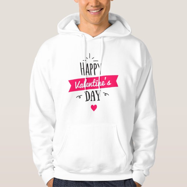 glad valentindag hoodie (Framsida)