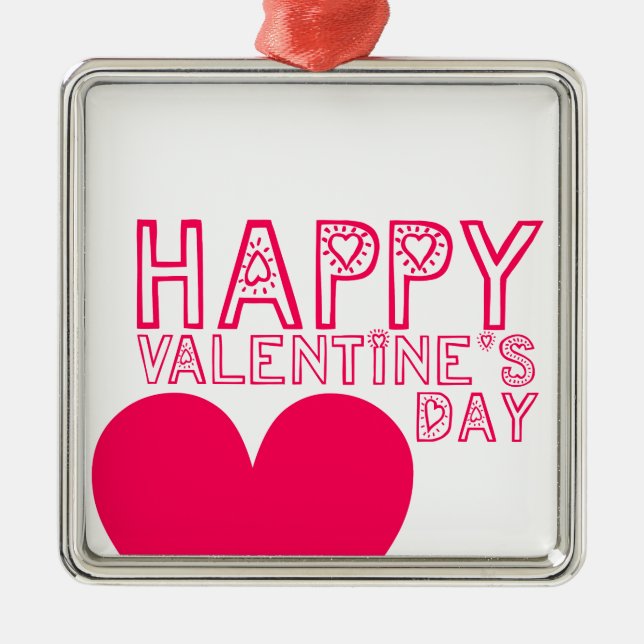 Glad Valentindag Ornament (Framsidan)