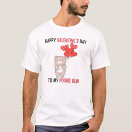 Glad valentindag till min nybörjarbjörn t shirt