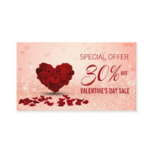 Glad Valentindagen Ro Heart Bouquet