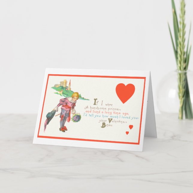 Glad valentinPrince Helgkort (Framsida)