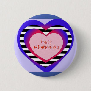 Glad valentins dag knapp