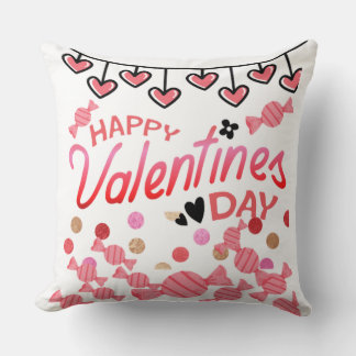 Glad valentins dag kudde