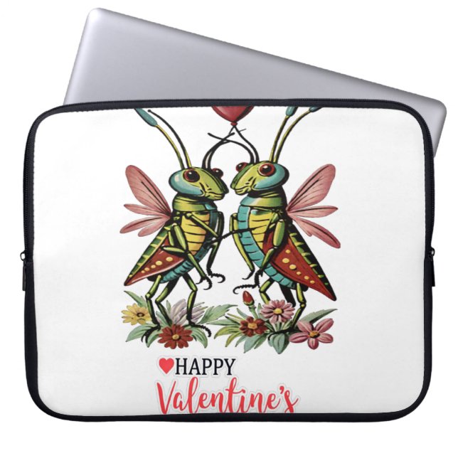 Glad valentins dag laptop fodral (Framsidan)