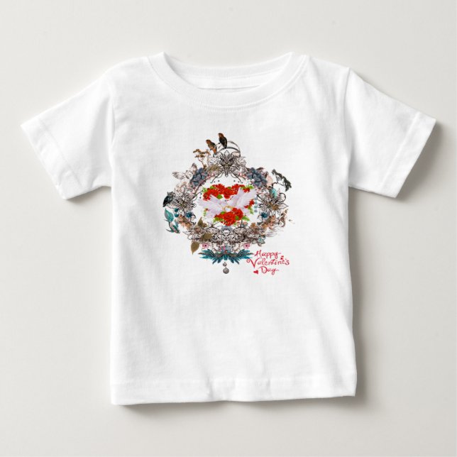 Glad valentins dag t shirt (Framsida)