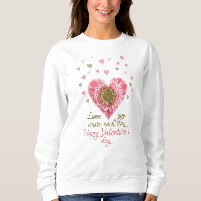 Glad valentins dagskjorta t shirt (Framsida)