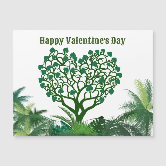 Glad valentins dagskort till henne (Framsida)