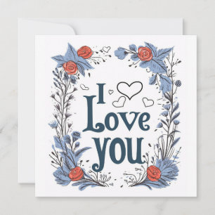 Glad valentins platta kort på dagen