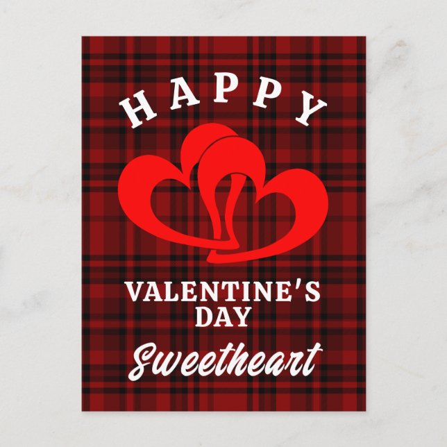 GLAD VALENTINSDAGEN ÄLSLING VYKORT (Framsida)