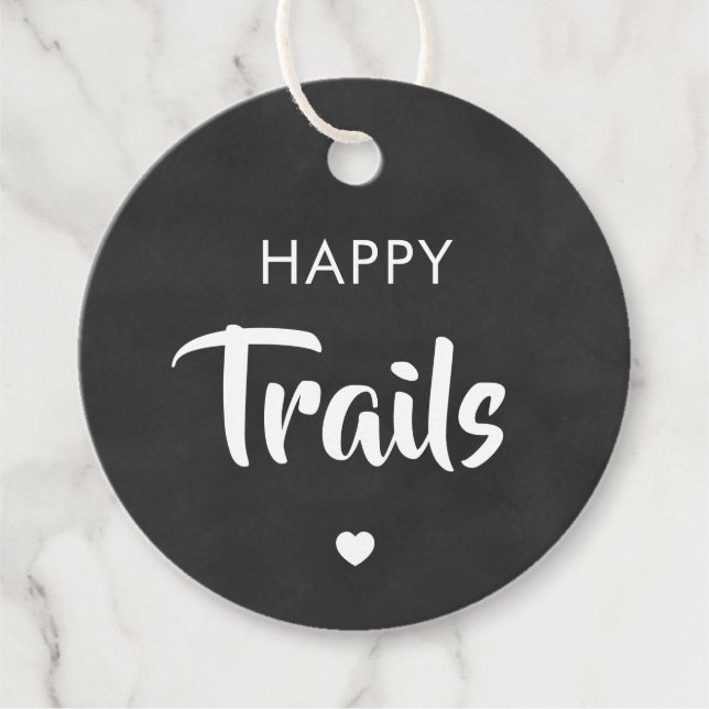 Glad vandring presentkort, nöt & trail mix, svart  gåvor etiketter (Framsida)