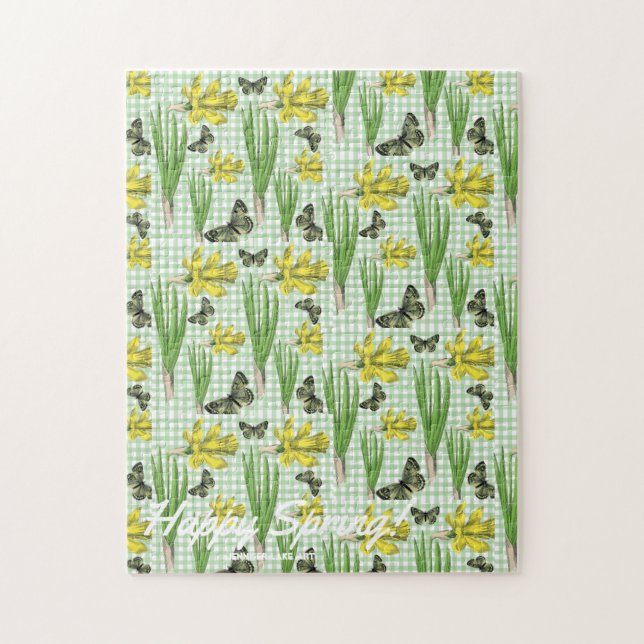 Glad vår pussel (Vertikal)