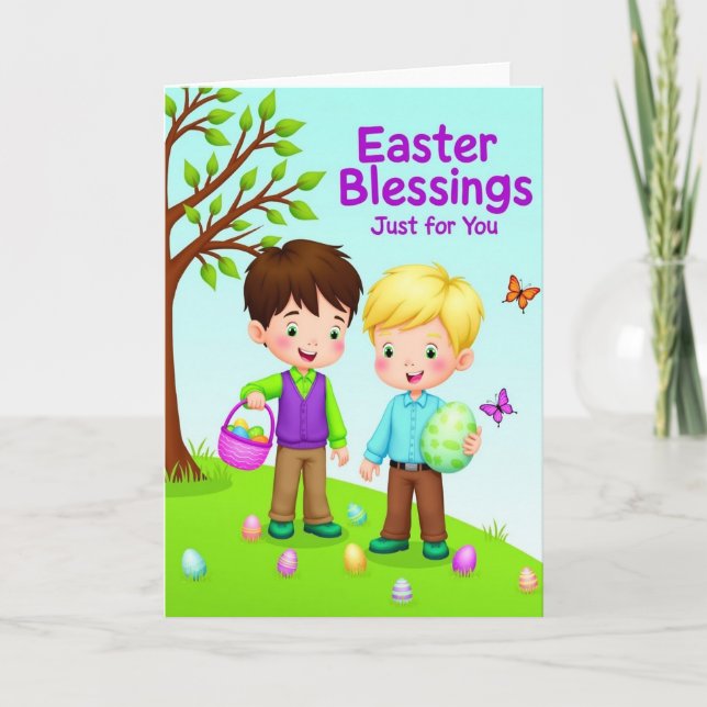 Glad vår vänkort kort (Framsida)