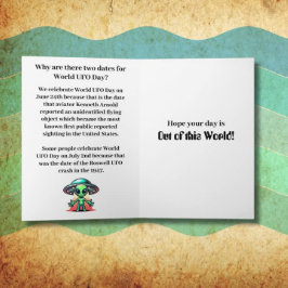 Glad Världsufodag Kort