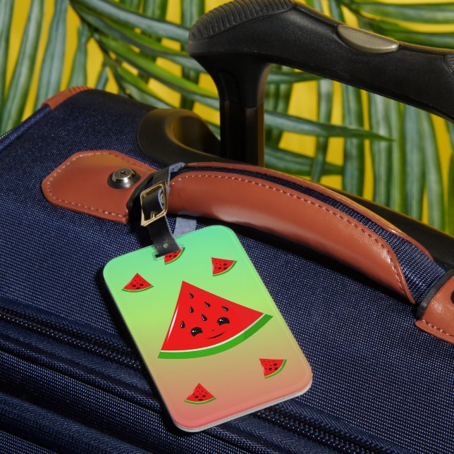 glad vattenmelon och bebisar bagagebricka (Framsida Insitu 1)
