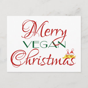 Glad Veganjul Helg Vykort