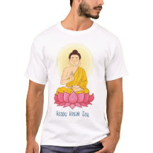 Glad vesak-dag ikon sittande buddha buddhism