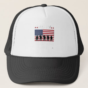 Glad Veterandagen Flagga Silhuett Vektor Design_1 Keps