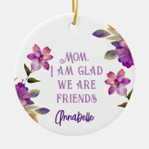 "Glad vi är vänner", cirkel Ornament