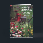 GLAD VI  BIRTHDAG TILL MIN TWIN SISTER KORT<br><div class="desc">GLAD VI  ALLT OCH I SYNNERHET VÅR TVÅTSKISTER I BIRTHDAY</div>
