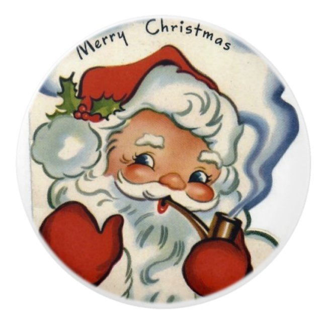 glad vintagejul, retro, lantligt som är äkta, knopp (Framsidan)