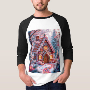Glad vinter med jul t shirt